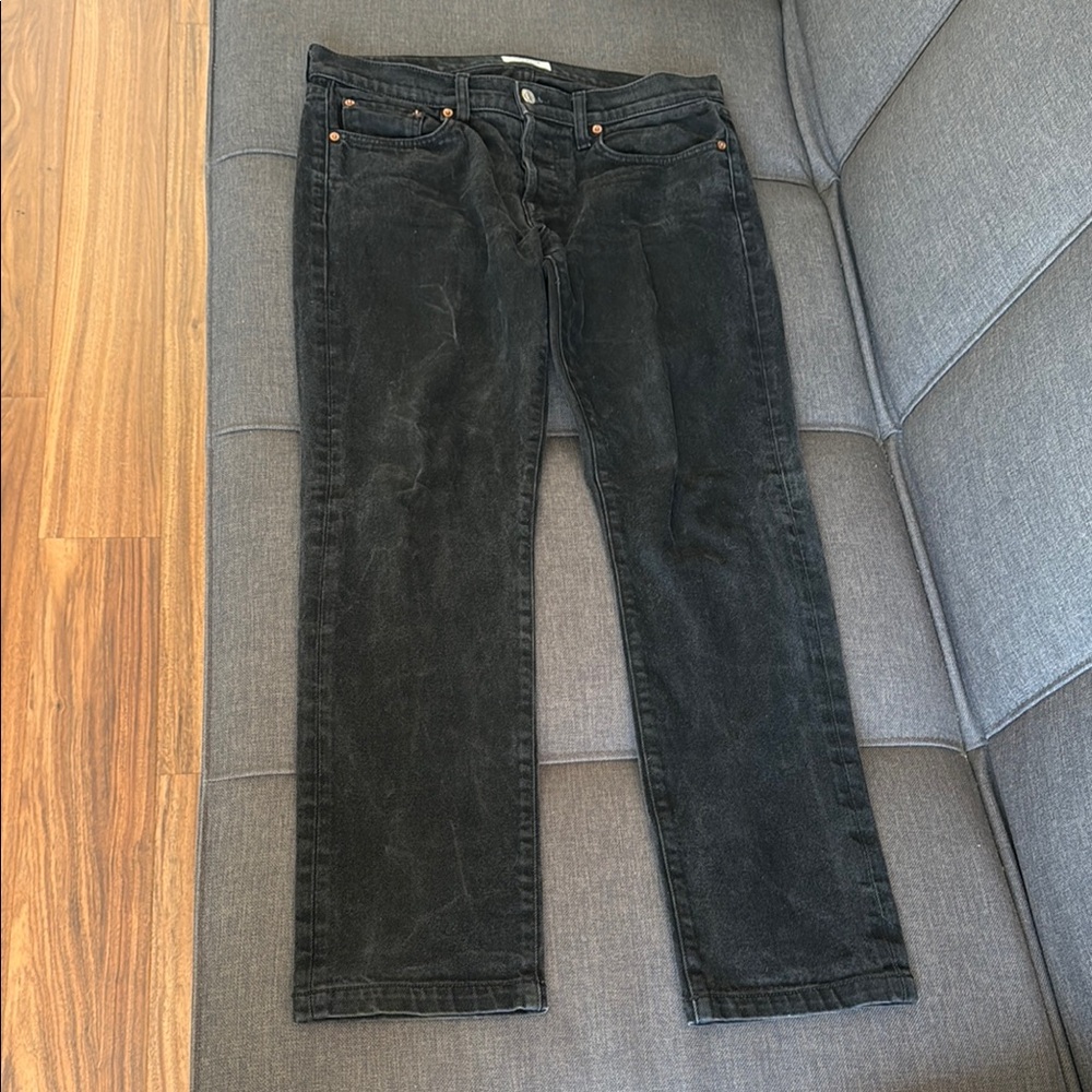 Buck Mason Black Slim Jeans with Modern Fit